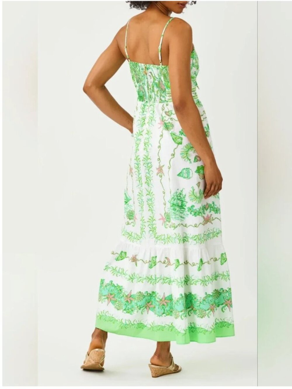 Lilly Pulitzer Janae Maxi Cotton Dress size 8 - Picture 4 of 8